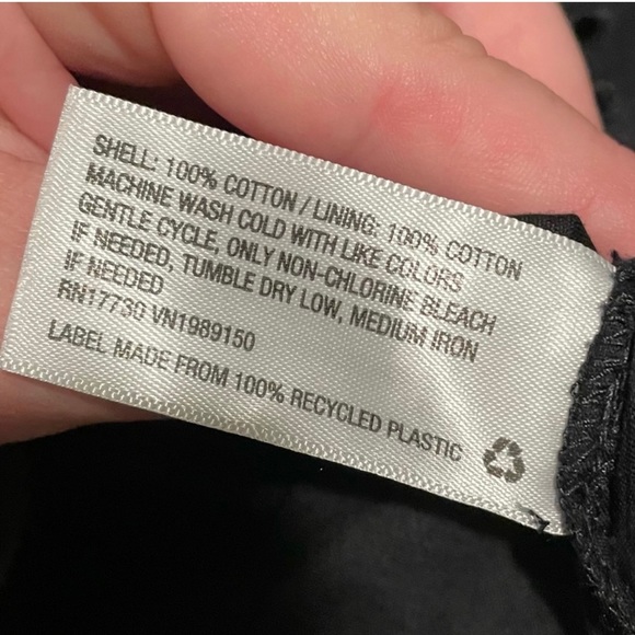 A New Day Black Puff Sleeve Blouse L - Picture 6 of 6